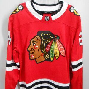 Chicago Blackhawks NHL #24 Mizyu Red Black White Unisex Hockey Jersey Size-M-NEW